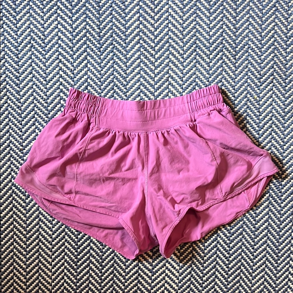 Lululemon Pink Hotty Hot Shorts 2.5” inseam